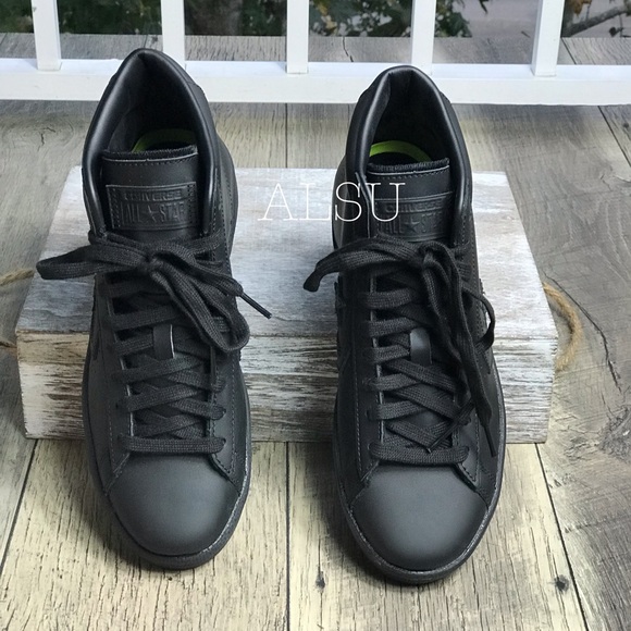 NWT Converse PL 76 MID Black Black W AUTHENTIC - Picture 2 of 7